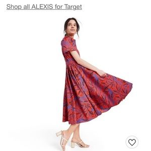 Tropical Leaf Shirtdtess - Alexis for Target